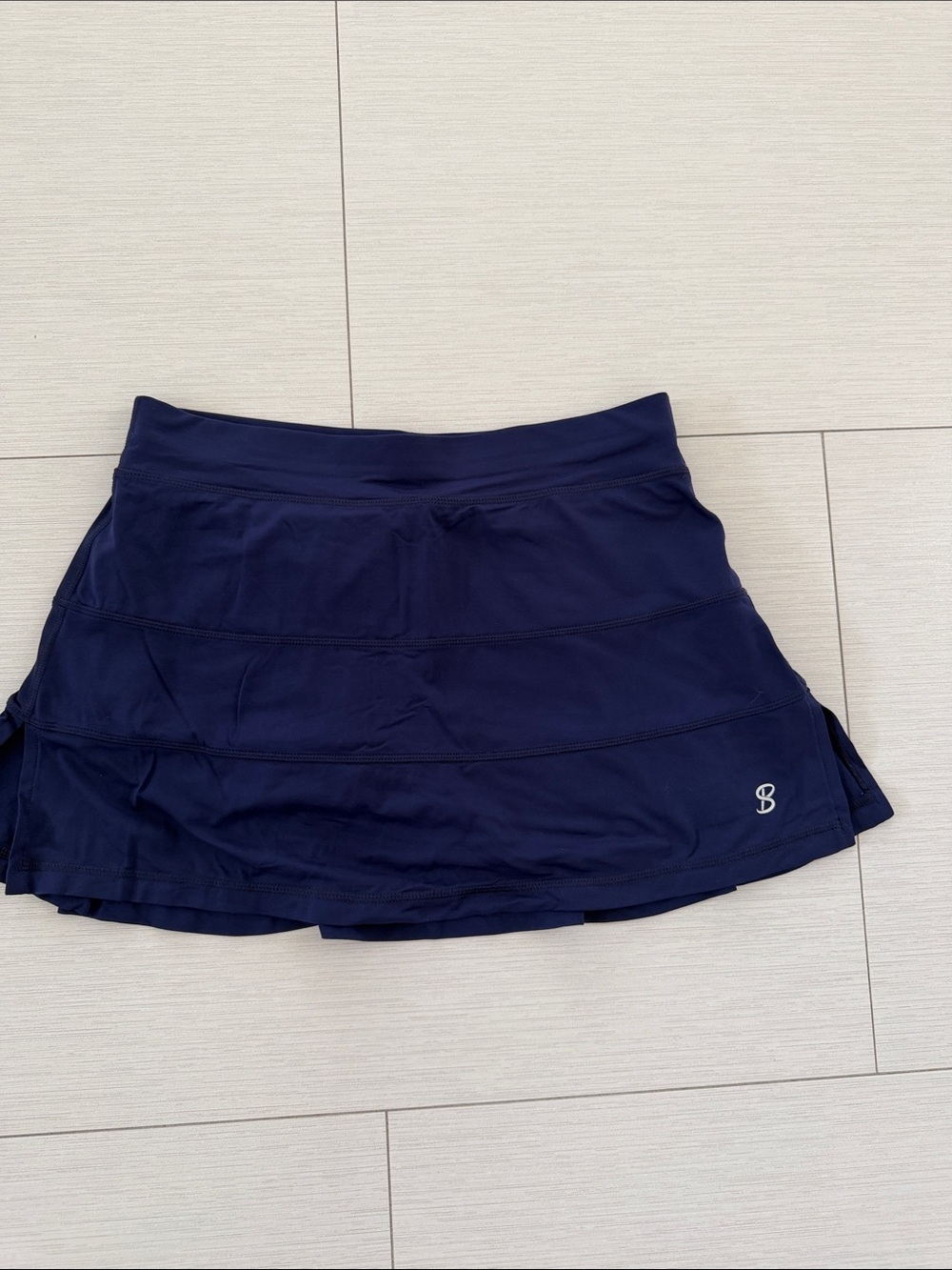 SofibellaNavy Performance / Tennis Skort with Built-In Shorts